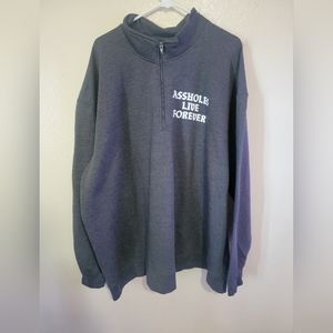 Gray ALF Quarter Zip Up